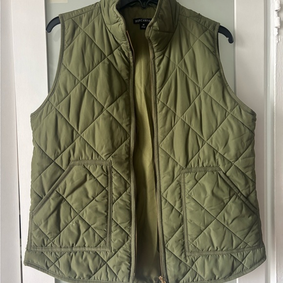 J. Crew Mercantile Olive Vest - Picture 1 of 4